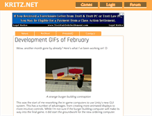 Tablet Screenshot of kritz.net